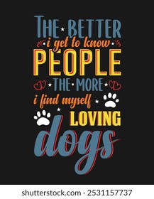 Typographic Design for Dog Lovers