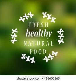 Typographic Design - Food