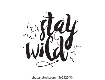 Typographic design. Greeting card with quote. Usable as photo overlay