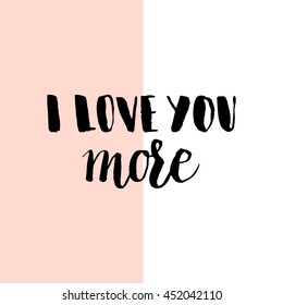 Typographic handwritten phrase