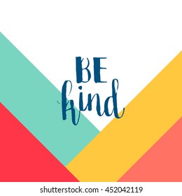 Typographic handwritten phrase