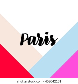 Typographic handwritten phrase