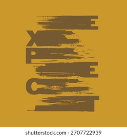 Typographic message tee with building inspration