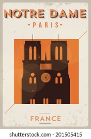 Typographic Paris City Poster Design 