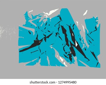 Typographic retro grunge abstract background. Vector illustration.