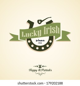 Typographic Saint Patrick's Day Design 