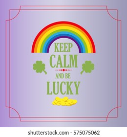 Typographic Saint Patrick's Day Retro Badge. Vintage Vector design element, label, t-shirt, poster, greeting card and object. Irish traditional st patricks day holiday logo.