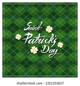  Typographic Saint Patrick's Day, Vector design greetings card or poster