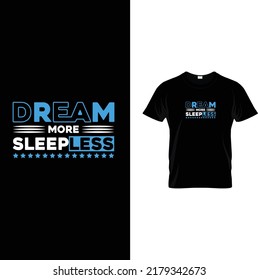 Typographic T shirt Design vector