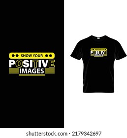 Typographic T shirt Design vector
