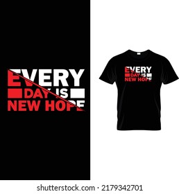 Typographic T shirt Design vector