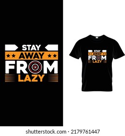 Typographic T shirt Design vector
