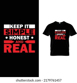 Typographic T shirt Design vector