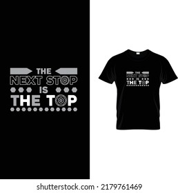 Typographic T shirt Design vector