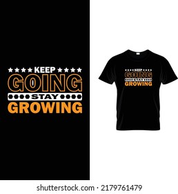 Typographic T shirt Design vector