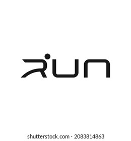 diseño de logotipo de ejecución de texto tipográfico