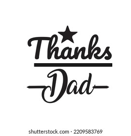 TYPOGRAPHIC T-SHIRT DESIGN ON HAPPY FATHER'S DAY QUOTES, EPS FILE size-2500x2500, Editable file, 300 DPI(PPI). White background.