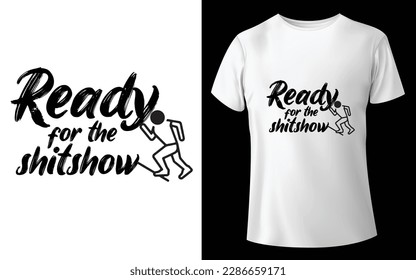 Typographic Tshirt Design - T-shirt Design For Print Eps Vector