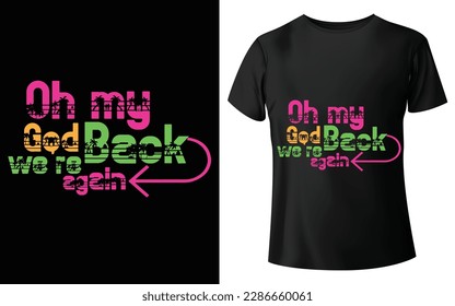 Typographic Tshirt Design - T-shirt Design For Print Eps Vector
