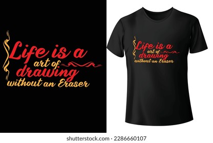 Typographic Tshirt Design - T-shirt Design For Print Eps Vector