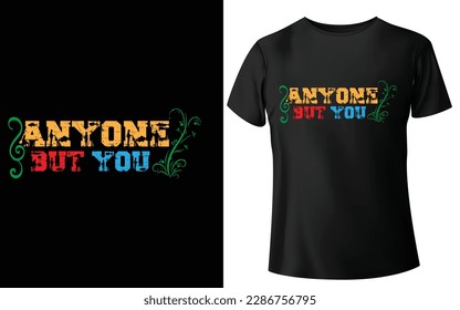 Typografisches T-Shirt-Design - T-Shirt-Design für Print-EPS-Vektorgrafik