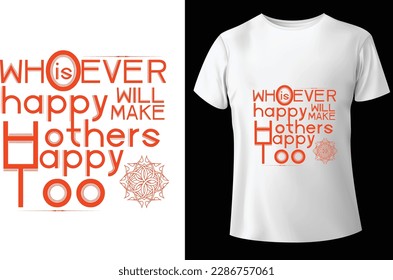 Typographic T-shirt Design - T-shirt Design For Print Eps Vector