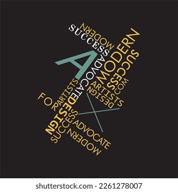 Typographic Vector illustration with slogan texts, for t-shirt prints and other uses.