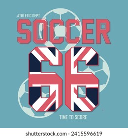 Typographic vector illustration of sport theme.  t shirt graphic . print
