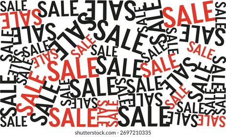 Typografisches Vektorbanner. Commerce-Muster