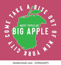 Typographic vectorial t shirt graphic of new york city theme
