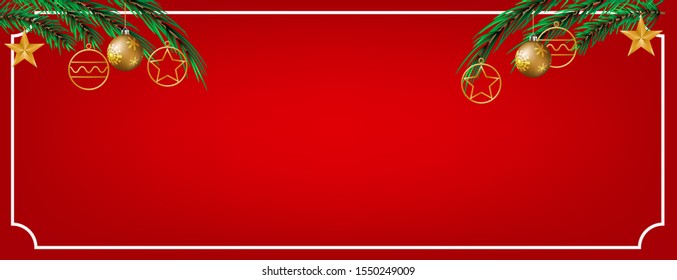 Typographical Background With Christmas Elements