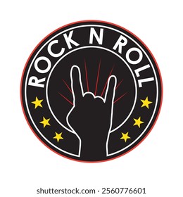 typographical illustration for logo, patch, badge, icon
