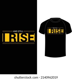 Typography Abstract t-shirt design with t-shirt mockup
