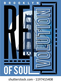 typography art illustration vector for t shirt