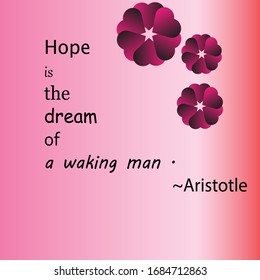 typography art quote of aristotle