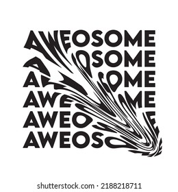 TYPOGRAPHY ART VECTOR FONT RETRO ART NYC TEXT