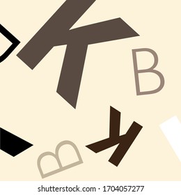 Typography background - minimalistic abstract background vector