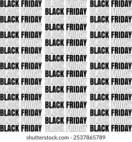 Typography banner for Black Friday. Modern minimal red and white text symbol of Black Friday. Design template for Black Friday. Design for banner, poster, board, flyers. Editable. Abstract art