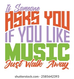 Typography based motivational music design.