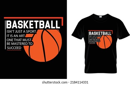typography basketball t shirt design
