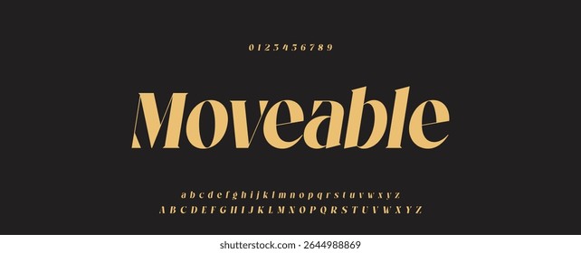Typography beauty fashion elegant minimalist serif italic fonts decorative wedding vintage retro logos. Minimal luxury font alphabet logo. Vector illustration