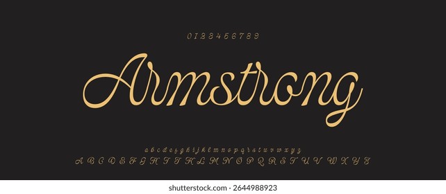 Tipografia beleza moda elegante minimalista serif italic fontes decorativo casamento vintage retro logos. Logotipo de fonte de luxo mínimo alfabeto. Ilustração vetorial
