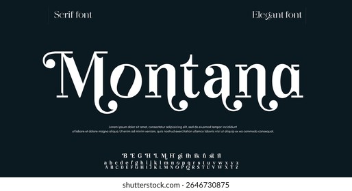 Typography beauty fashion elegant minimalist serif italic fonts decorative wedding vintage retro logos. Minimal luxury font alphabet logo. Vector