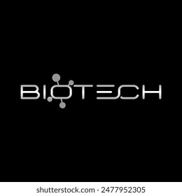 Tipografía biotech wordmark nombre empresa