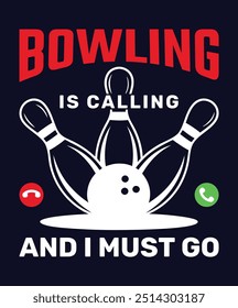 typography Bowling T-shirt Design bundle 