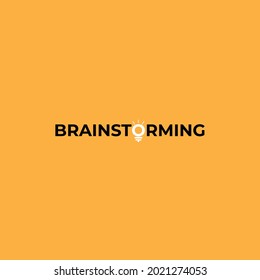 Typography brainstorming with lights elements. Can be used for company logos.