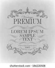 typography, calligraphic design elements, page decoration