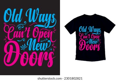 Typography and calligraphy t shirt design vector