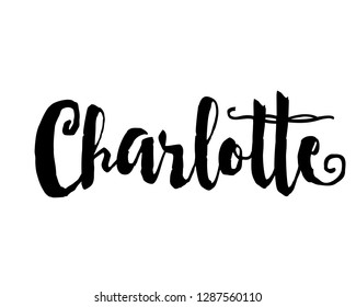 Charlotte Name Images, Stock Photos & Vectors | Shutterstock