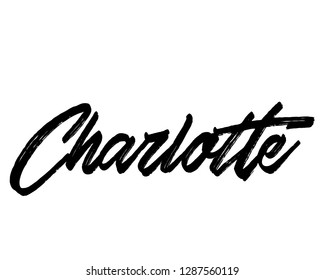 163 Charlotte name graphic Images, Stock Photos & Vectors | Shutterstock